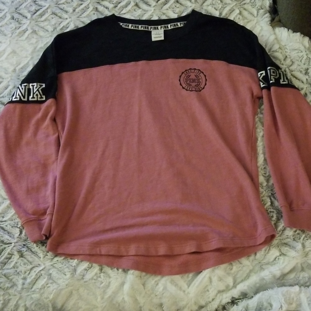 Oversize Pink crew